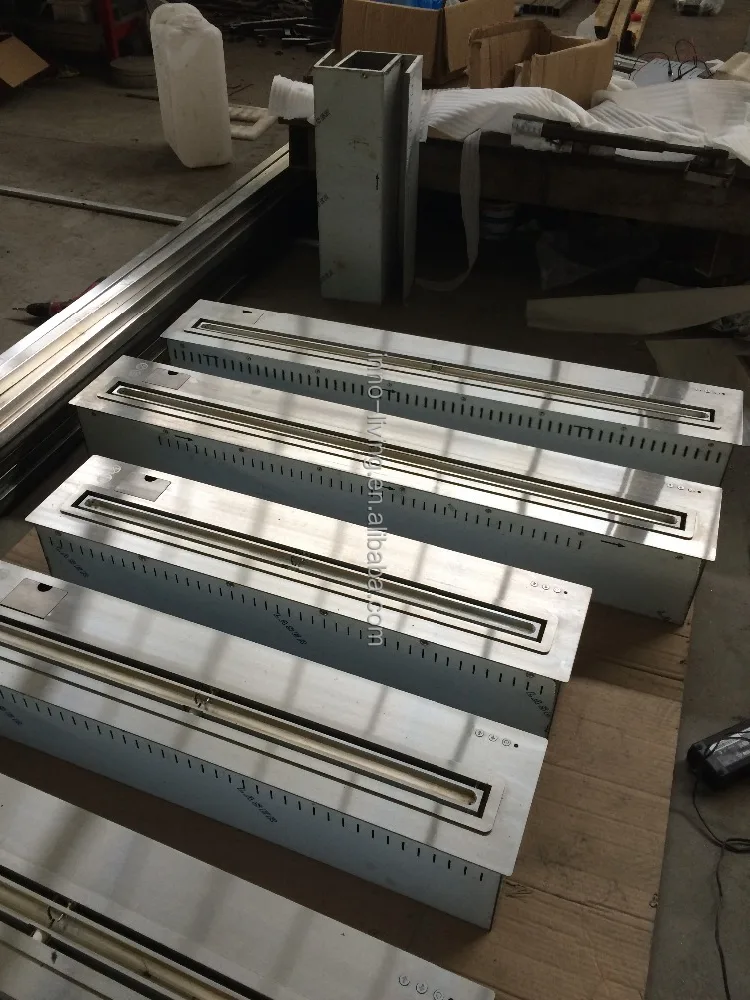 Inno-living 36 inch tv stand bio ethanol smart furniture in wall fireplace