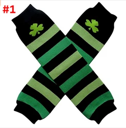 Four leaf clover design toddler safety knee pads baby legwarmer baby leg warmer