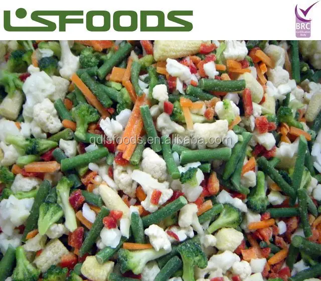 
Chinese IQF frozen mixed vegetables 