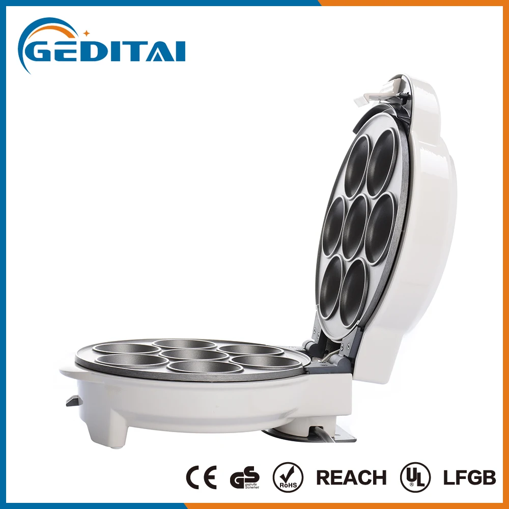 Hot sale 7 holes mini cup cake make with high quality and low price waffle maker