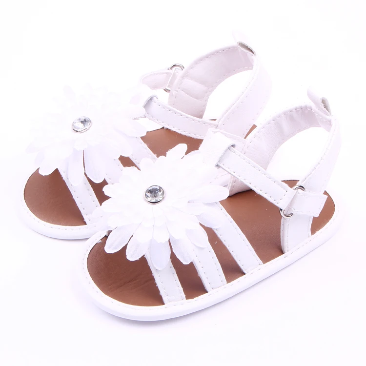 New fashion Summer baby shoes beautiful baby girls flower sandals shoes for first walk