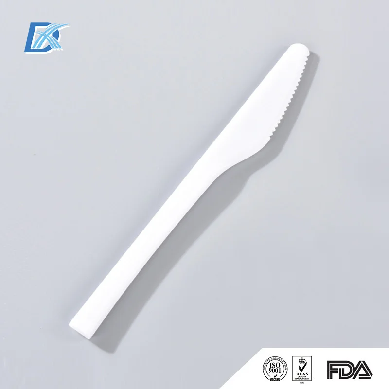 Eco-Friendly White Free Sample Professional Disposable Plastic Butter Knife