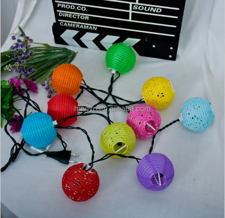 
Small Battery String Paper Lantern For Wedding Party 