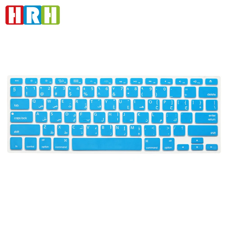 силиконовые ноутбук с арабский английский клавиатуры обложка для macbook air 13 Английская версия