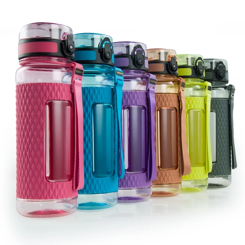 
One Click Open Eco-Friendly Tritan Sports Water Bottle 