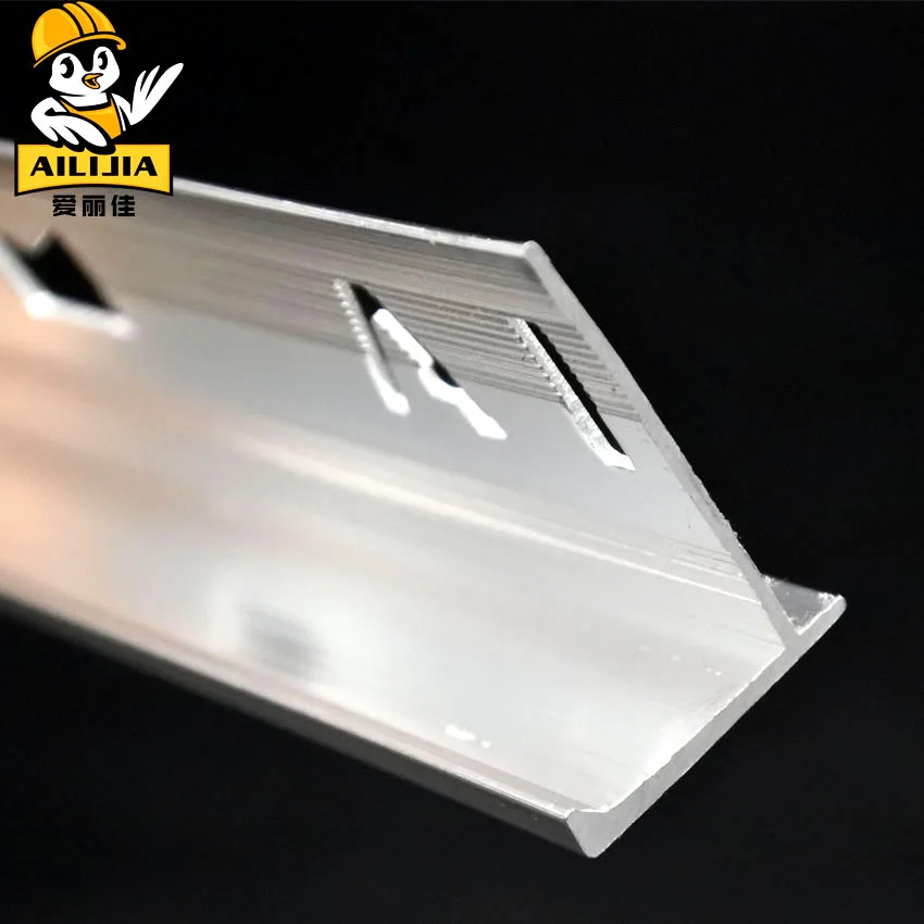 Foshan Factory Wholesale Aluminium L Shaped Tile Trim Angle for Wall Corner Edging Trim