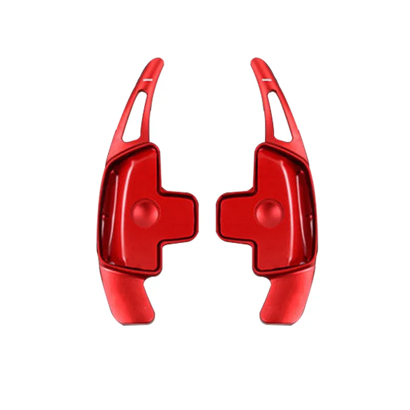 Red Steering Wheel Shifter Gear Paddle Shift DSG Extension For Mercedes Benz CLA GLE GLC