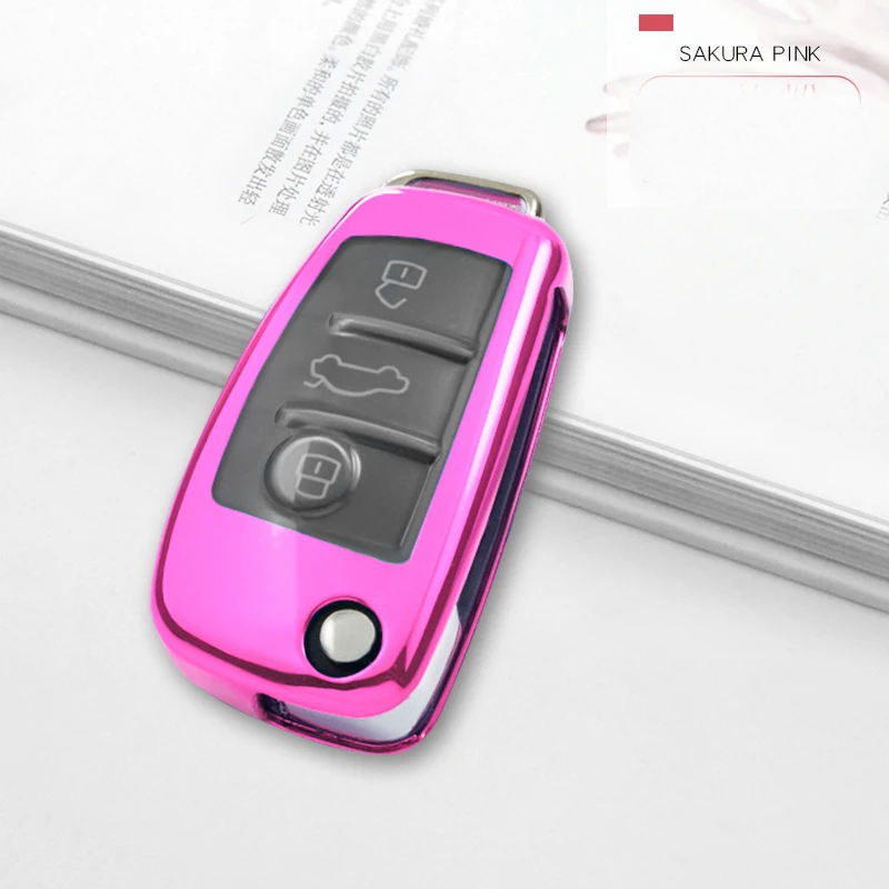 
Penny&Joshi Car Styling Key Organizer Soft TPU Car Key Cover suitable for A3 Q3 Q7 A1 Old Model A61 Factory Direct 