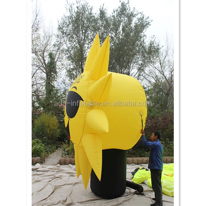 Outdoor shop commercial promotion inflatable sun model billboard for sale ST1065