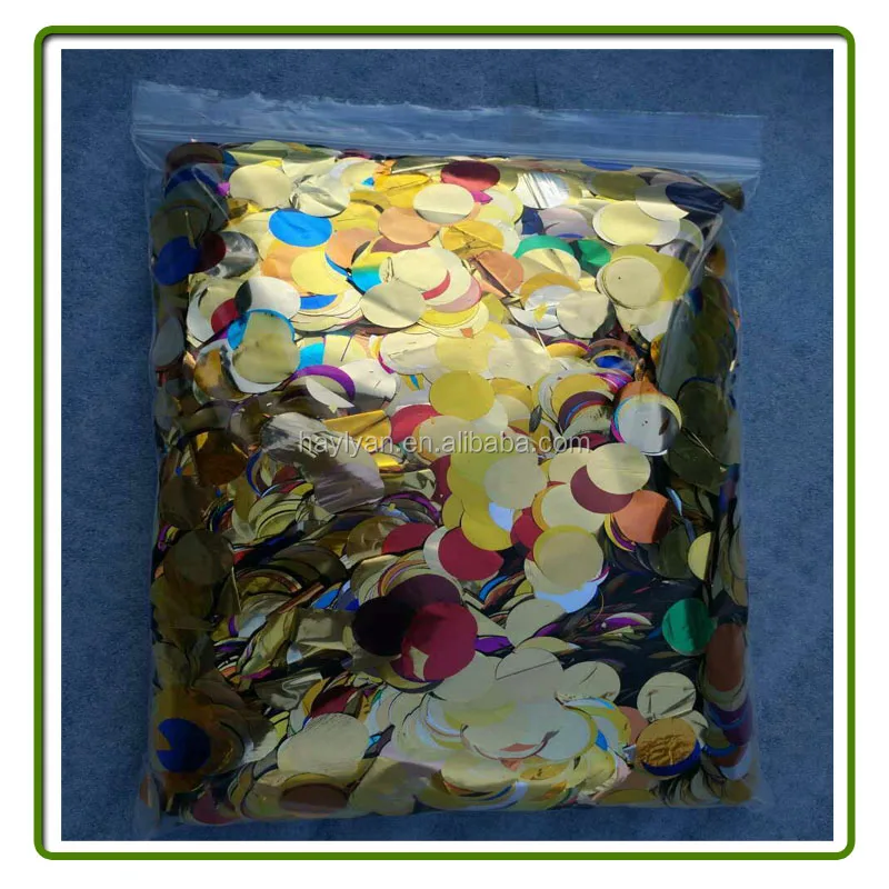 2018 Foil Metallic confetti mixed colors Hot Sale