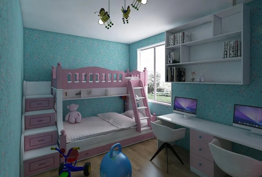 Wholesale hot sale royal antique style kids bedroom furniture set with high quality