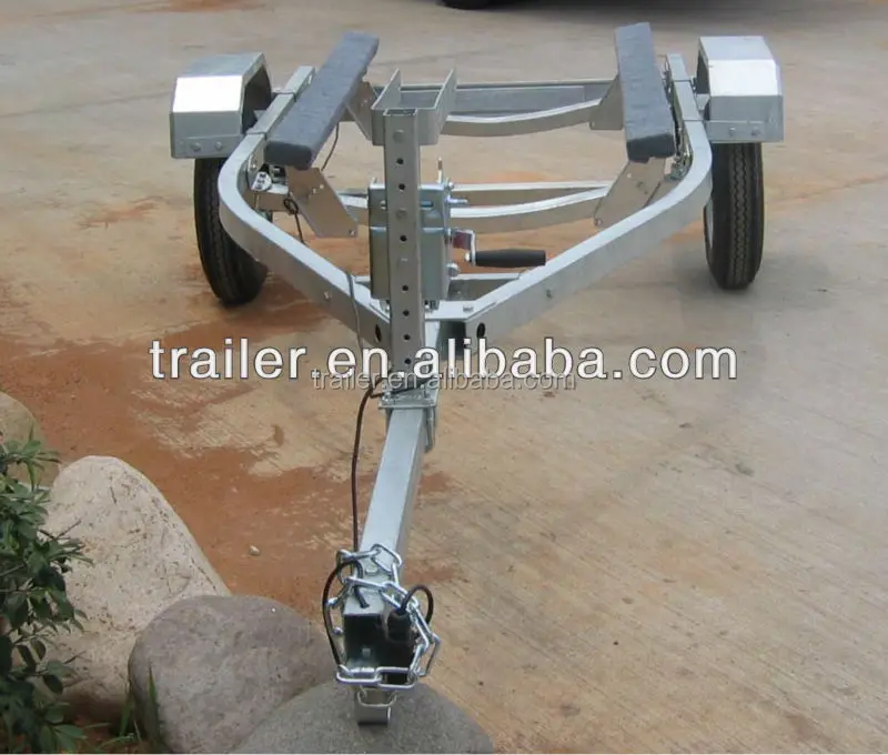 Горячий окунутый Гальванизированный 4-метровый Лодочный Прицеп