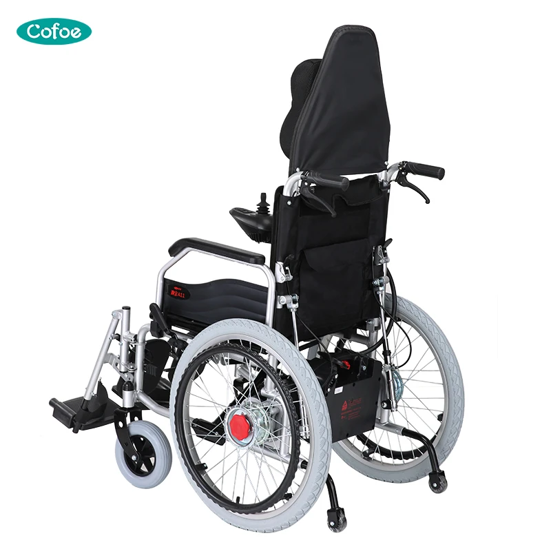 New design lightweight Portable Folding reclining power electric Wheelchair