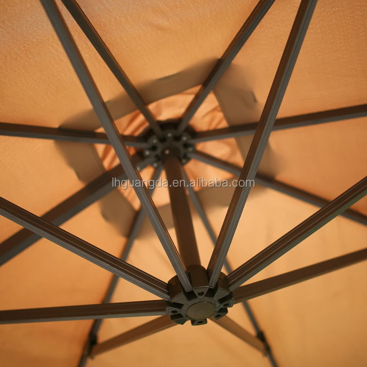 alum beach umbrella with base Roma hanging  outdoor garden umbrellas