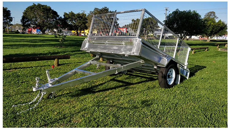 
6X4 Standard Hot Dipped Galvanized Box Trailer For Sale 