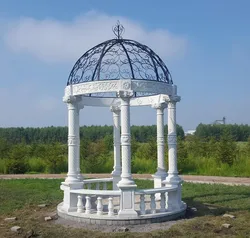 Высококачественная мраморная резная беседка для сада и свадьбы в продаже