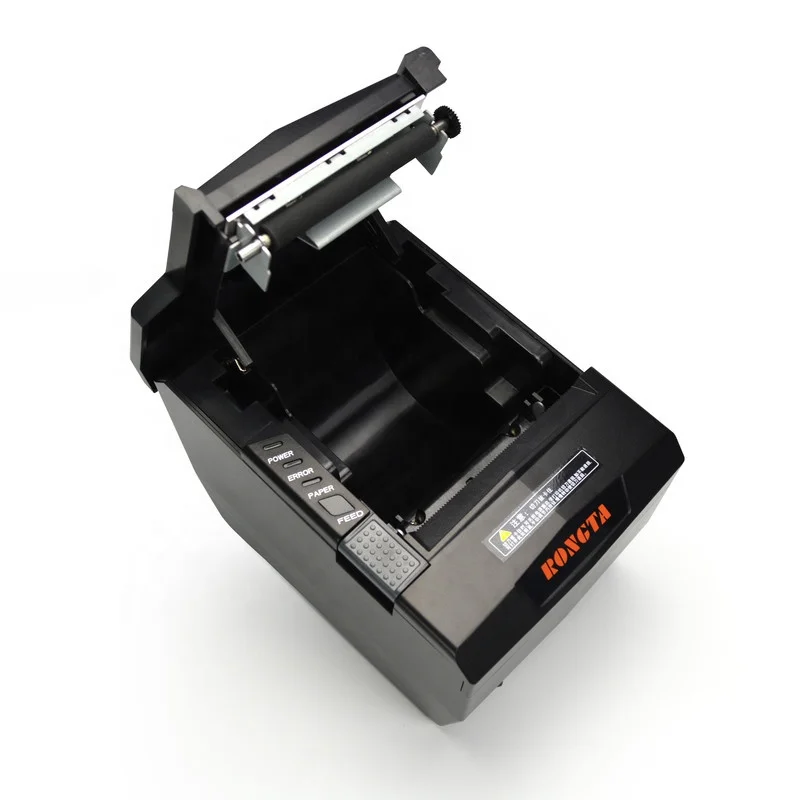 80mm Thermal Receipt POS Printer 250mm/s High Speed QR Code Printer for Android Windows iOS Device