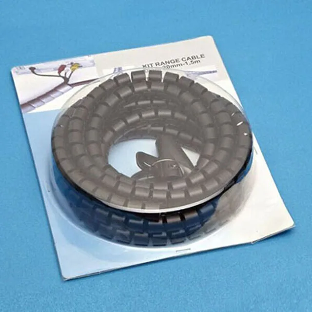 Professional Manufacturer Spiral Wrapping Band 10MM 15MM 20MM 25MM 30MM Diameter Pack of 1.5/2/3 Meter