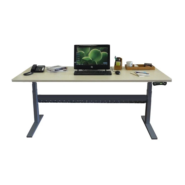 Factory Direct Supply Office Luxury Furniture Sit Stand Desks - Electric Height Adjustable Dual motor computer Desks