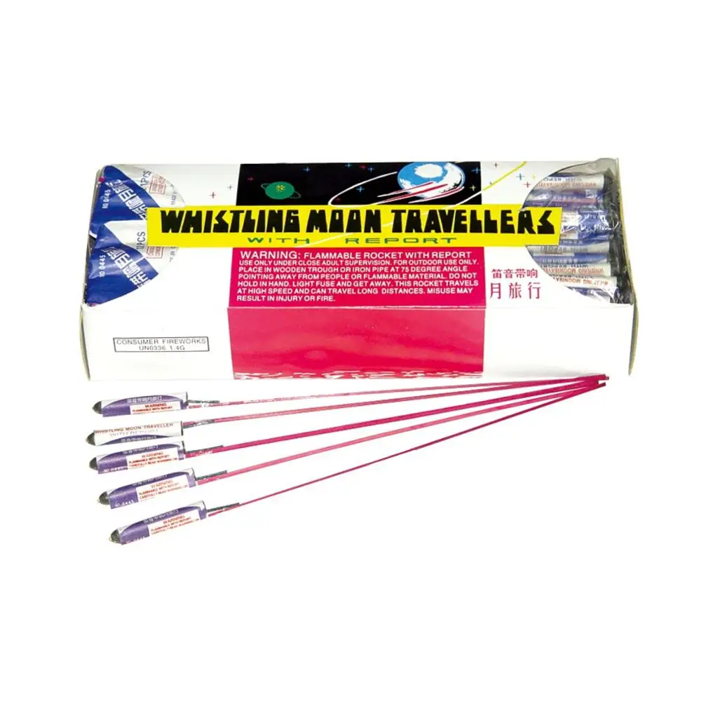  Свистящая луна туристические ракеты Пиро фейерверки