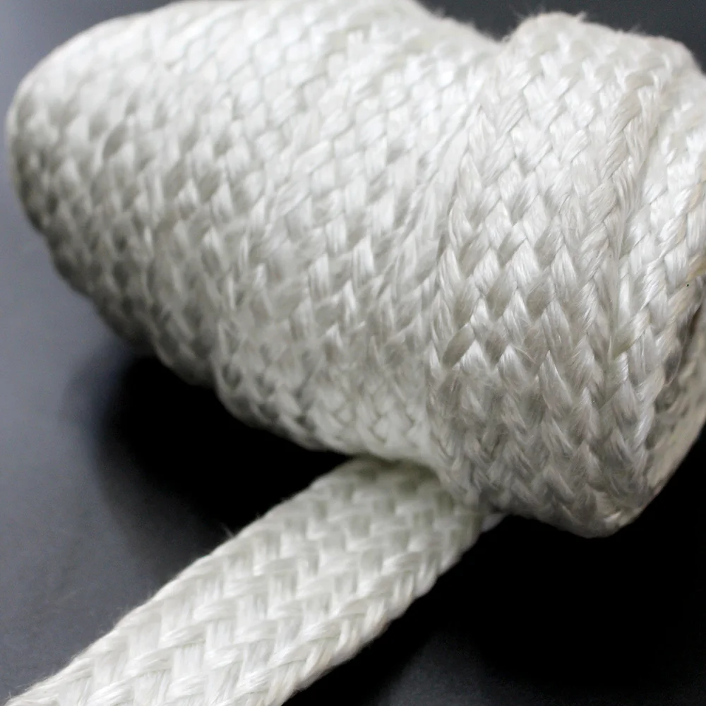 Industry Hose Fireproof Insulation Materials High Temperature Glass Fibre Sleeve for Pipes Heat Protection