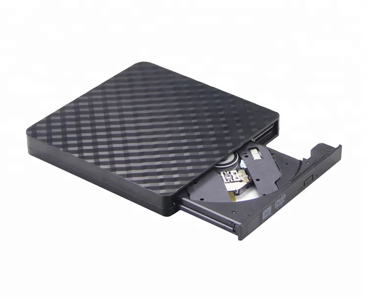  External DVD CD Drive USB 3.0 Portable ODD caddy High Speed Data Transfer RW Writer Burner Rewriter CD-ROM for