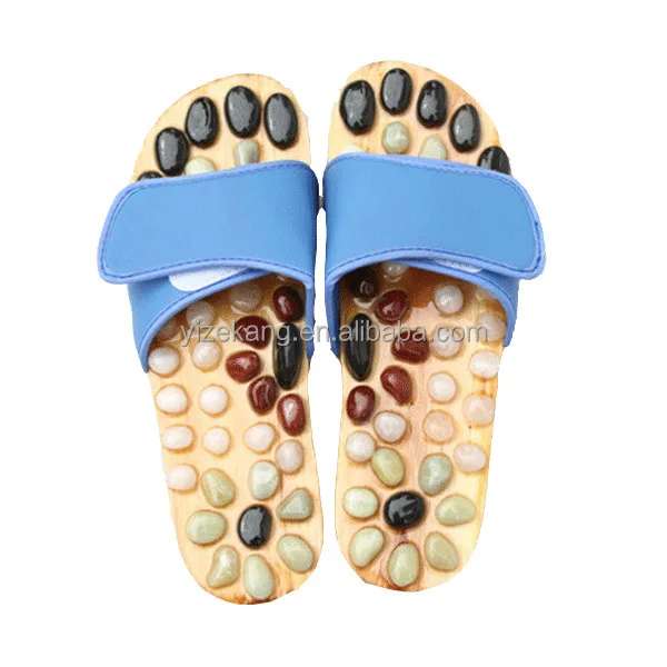 Прибор для массажа ног камень массажер тапочки с нефритом