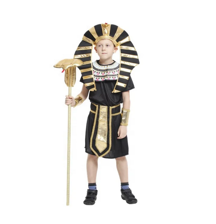 
Carnival Classic Kids Egyptian Pharaoh Costume Halloween Party Deluxe Ramses King Of Egypt Boys Costume 