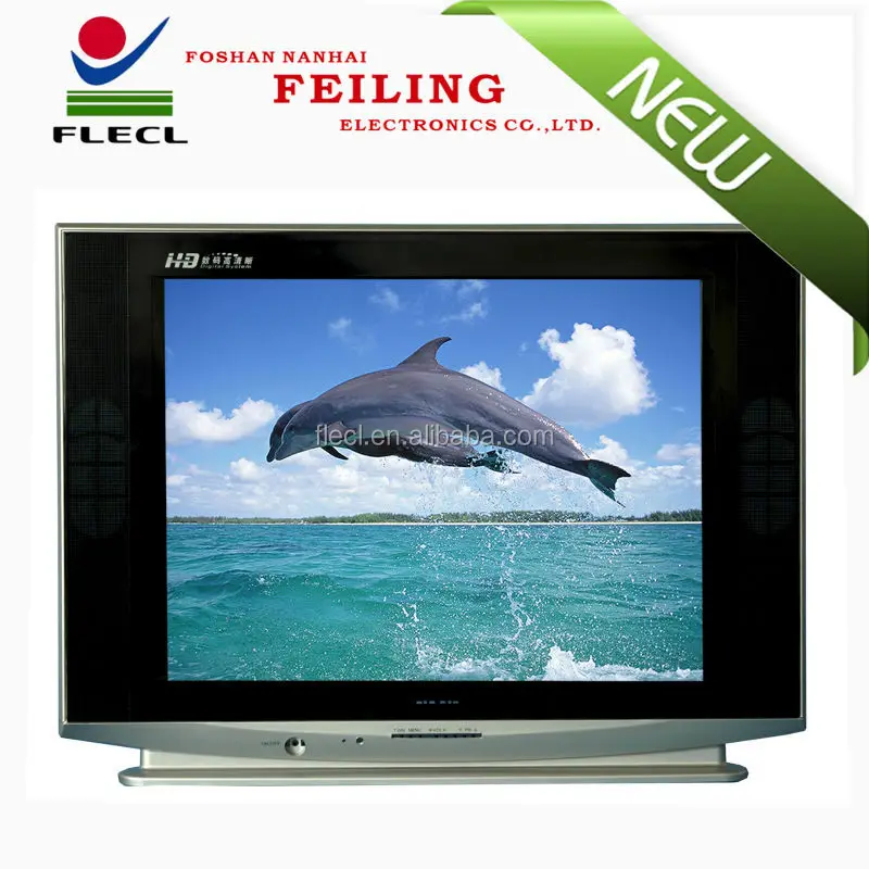 Восстановленный tv 14-21 дюймовый цветной crt tv