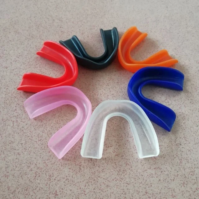 Темно-синяя защита для рта, готовая к отправке, торговая гарантия