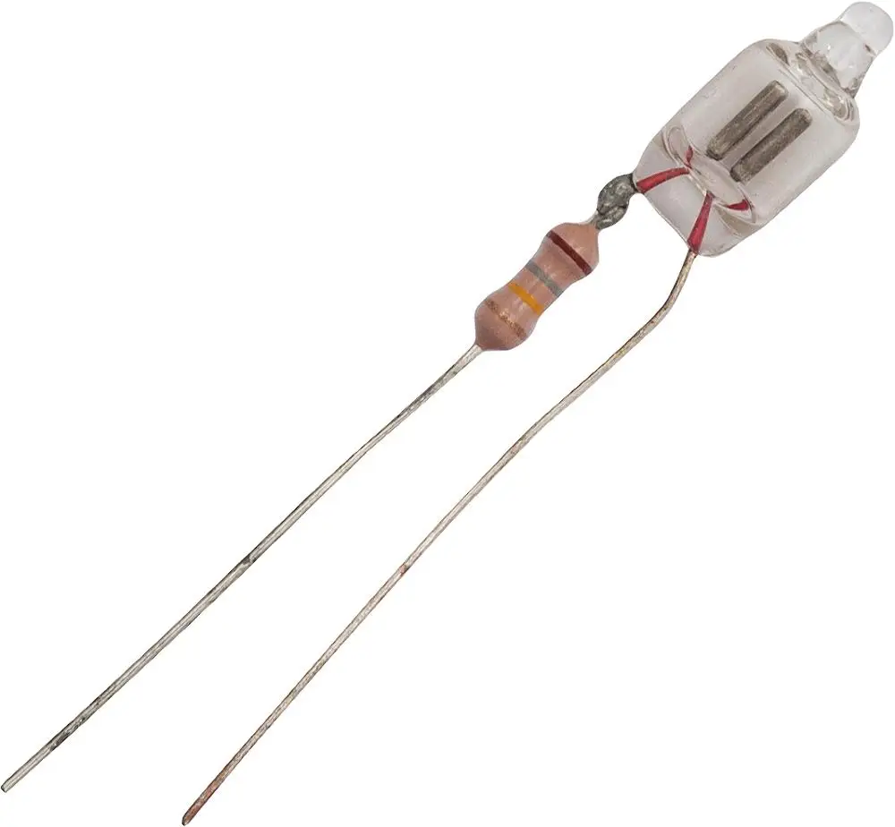 F6 6x16mm Super Bright Red Light Neon Light Bulb Indicator Bulb