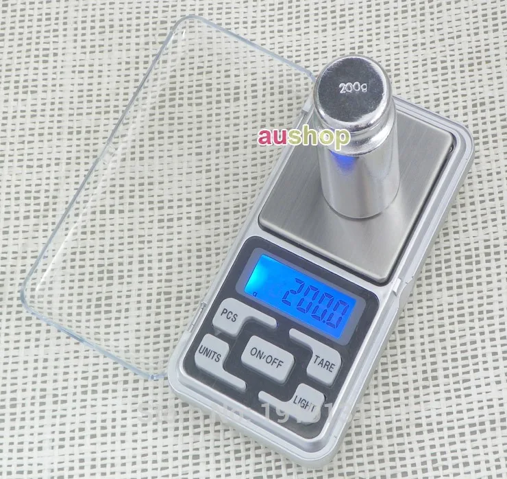 Mini Digital Scale 500g / 0.1g Precision LCD Display Electronic Digital Scale Kitchen Jewelry Weighing Balance Pocket Scale