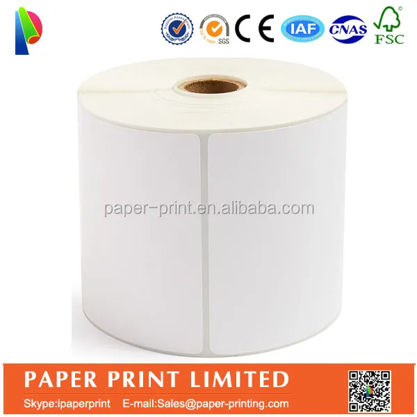 Free Sample Dymo 4xl Compatible Self Adhesive Chromo Address Mailing Thermal Paper Shipping Stickers Rolls Blank 4x6 Labels