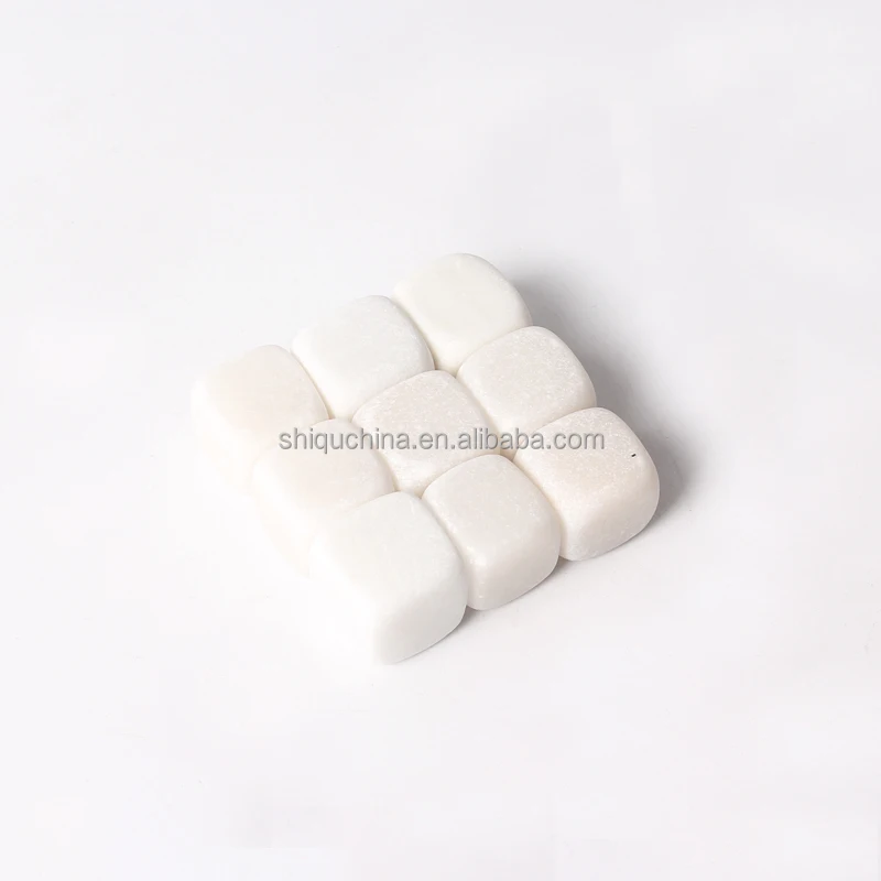 Оптовая продажа Yiwu, белые камни для виски и виски со скругленными углами