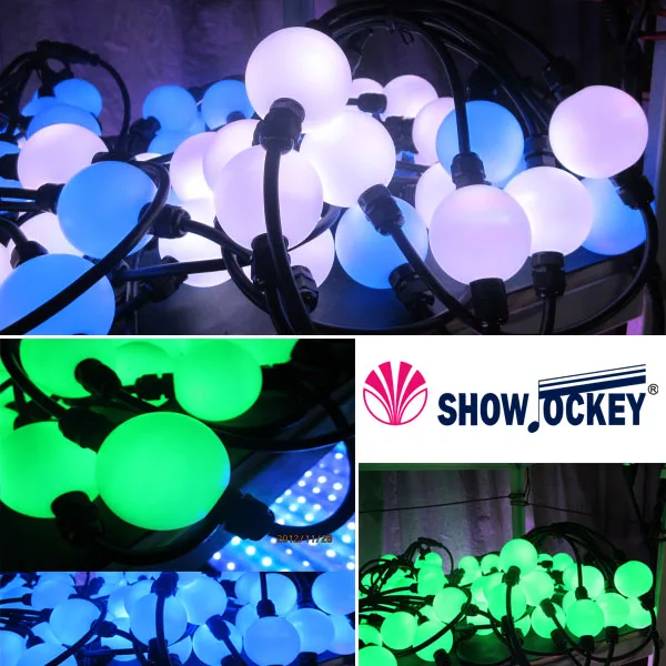 Многоцветный Открытый Висит RGB DMX светодиодные шары