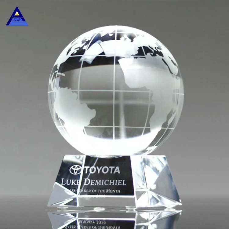 2020 Newest Glass Globe Awards- -No.1 Crystal Trophy Factory