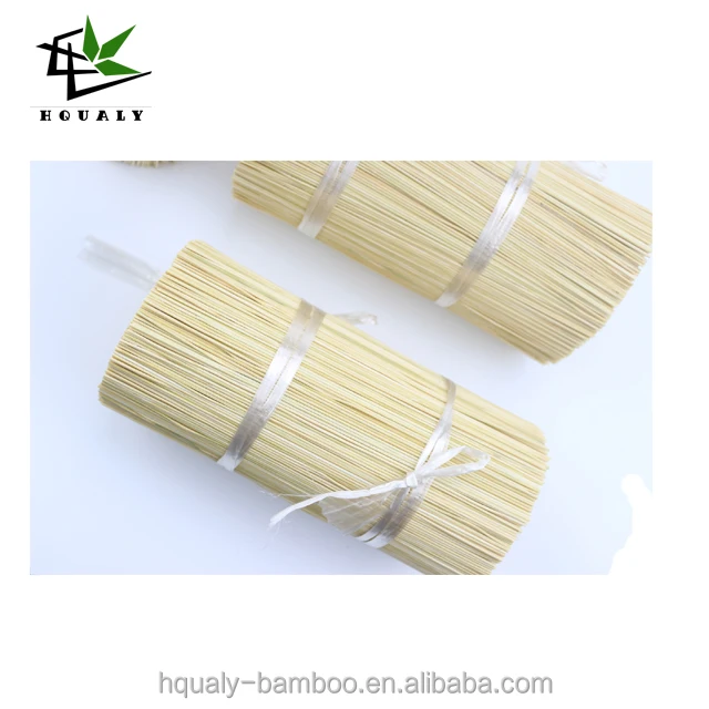 Высококачественная палочка для благовоний 1,2 мм 1,3 мм в Китае, бамбуковая палочка для благовоний 8-12 дюймов