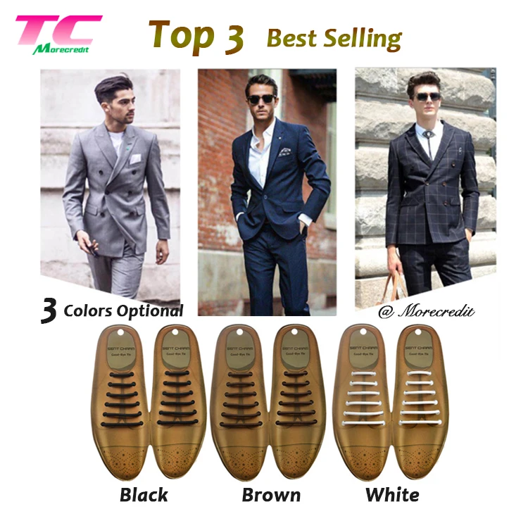 Morecredit Anchor Design Round Lazy Shoe Laces Wholesale Silicone Elastic No Tie Silicone Shoelaces