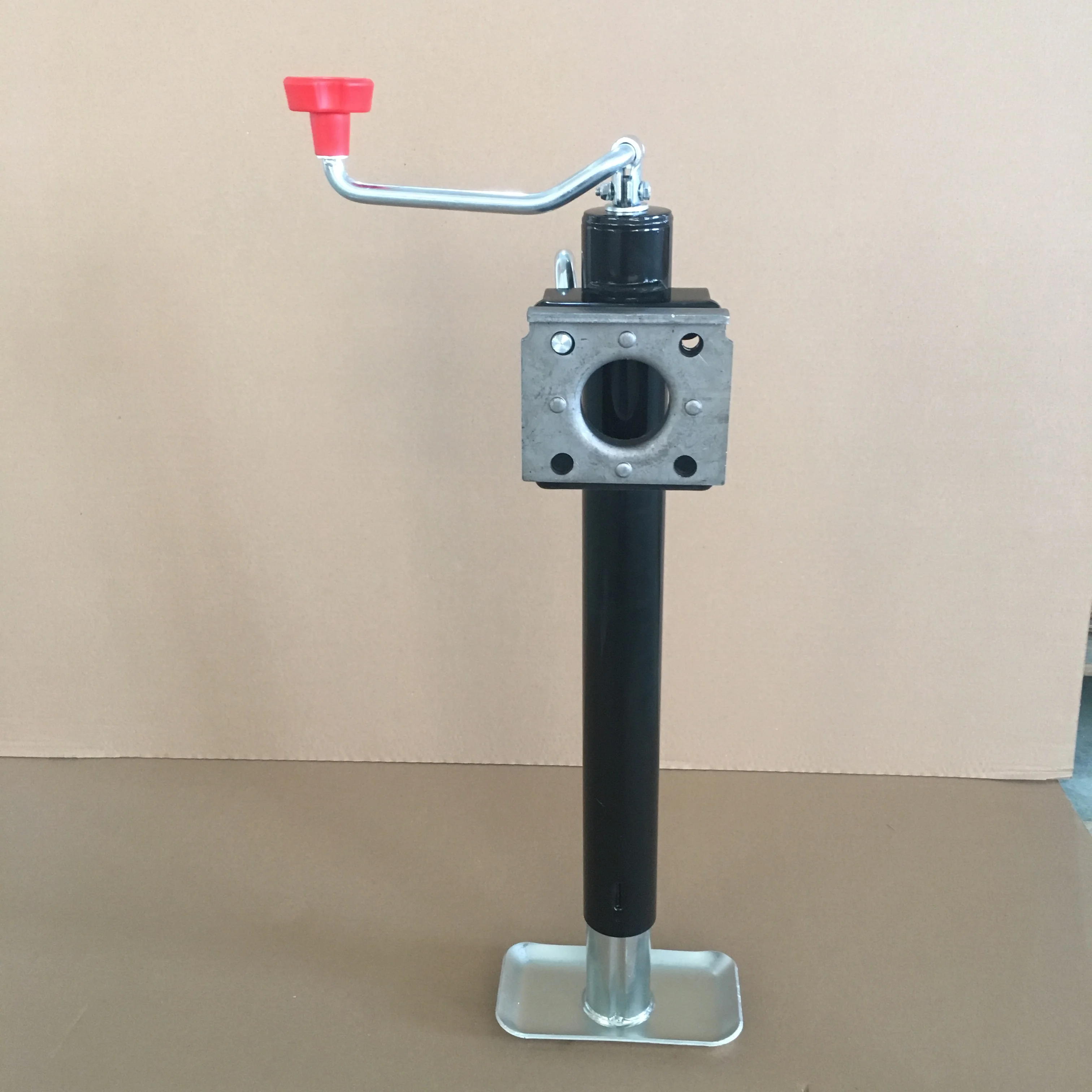 High Quality 2000lbs High-rise Mechanical Screw Jack with Flange