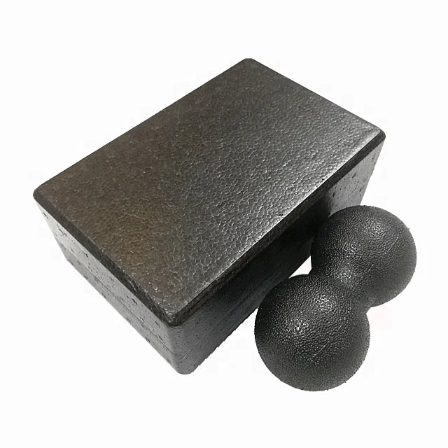 High Density 2-in-1Yoga Block Massage Ball with Private Label