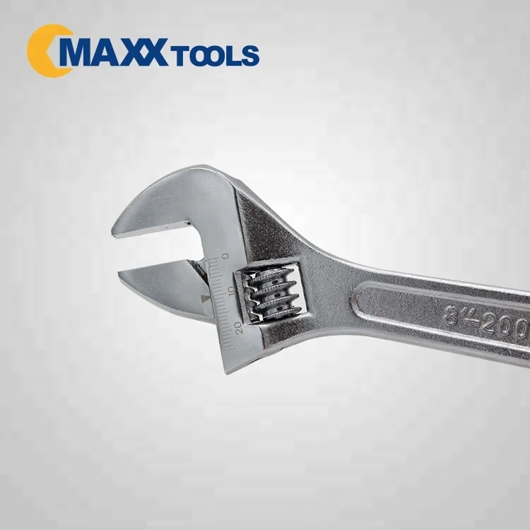 adjustable spanner wrench carbon steel with micro-nickel plated