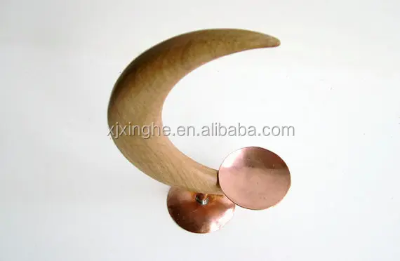 Романтический Деревянный подсвечник в форме Луны на День святого Валентина