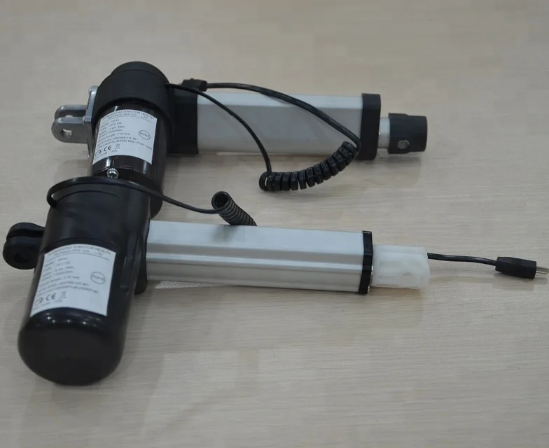 motorized electric ball screw linear actuator with dc motor with power supply