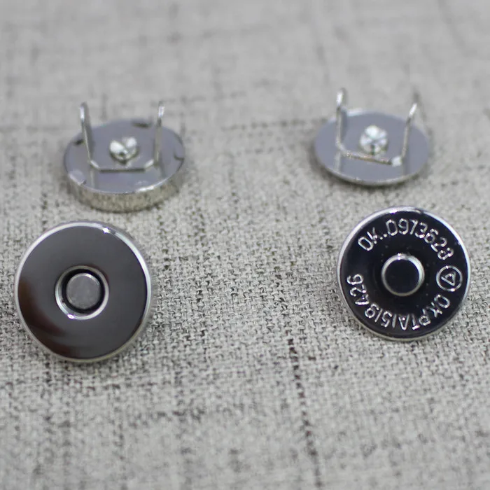 250set/box 10mm high quality Strong magnetic snaps button for leather handbag magnetic fasteners