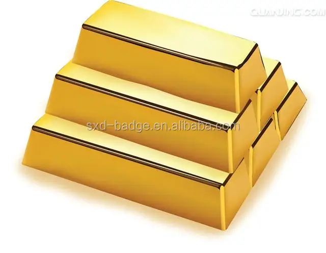 
1oz tungsten filled gold bars 24k pure with thick gold plated 