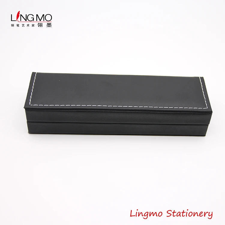 Black Leather Gift Pen Box Gift Pen Set Box