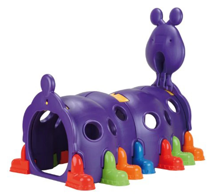 Structure Playground Equipment Low Price Indoor Caterpillar Climbing Play Kids Customized Plastic Playground Colorful 10 Sets