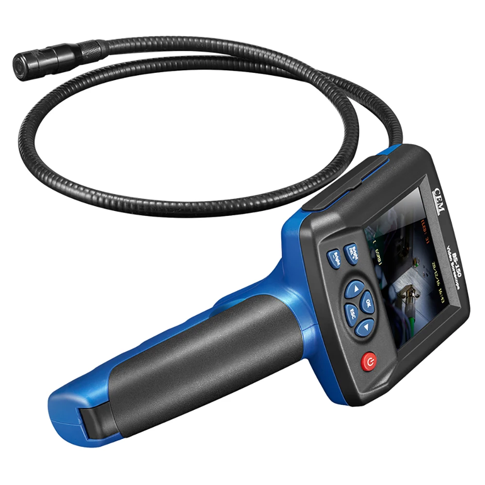 
CEM BS-150 3.2 Inch Industrial Video Borescope Endoscope Borescope Inspection Camera With Camera Probe Cable 