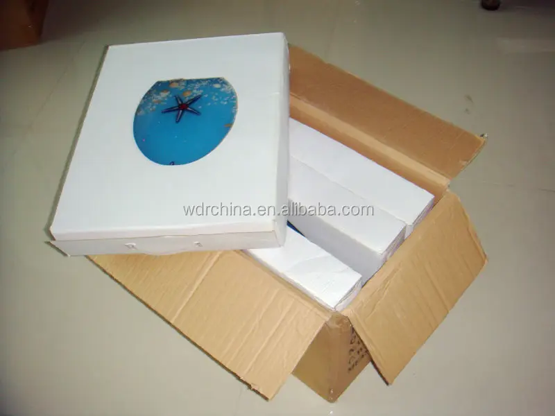 Purple polyresin bathroom shower decorated elongated wc lid covers