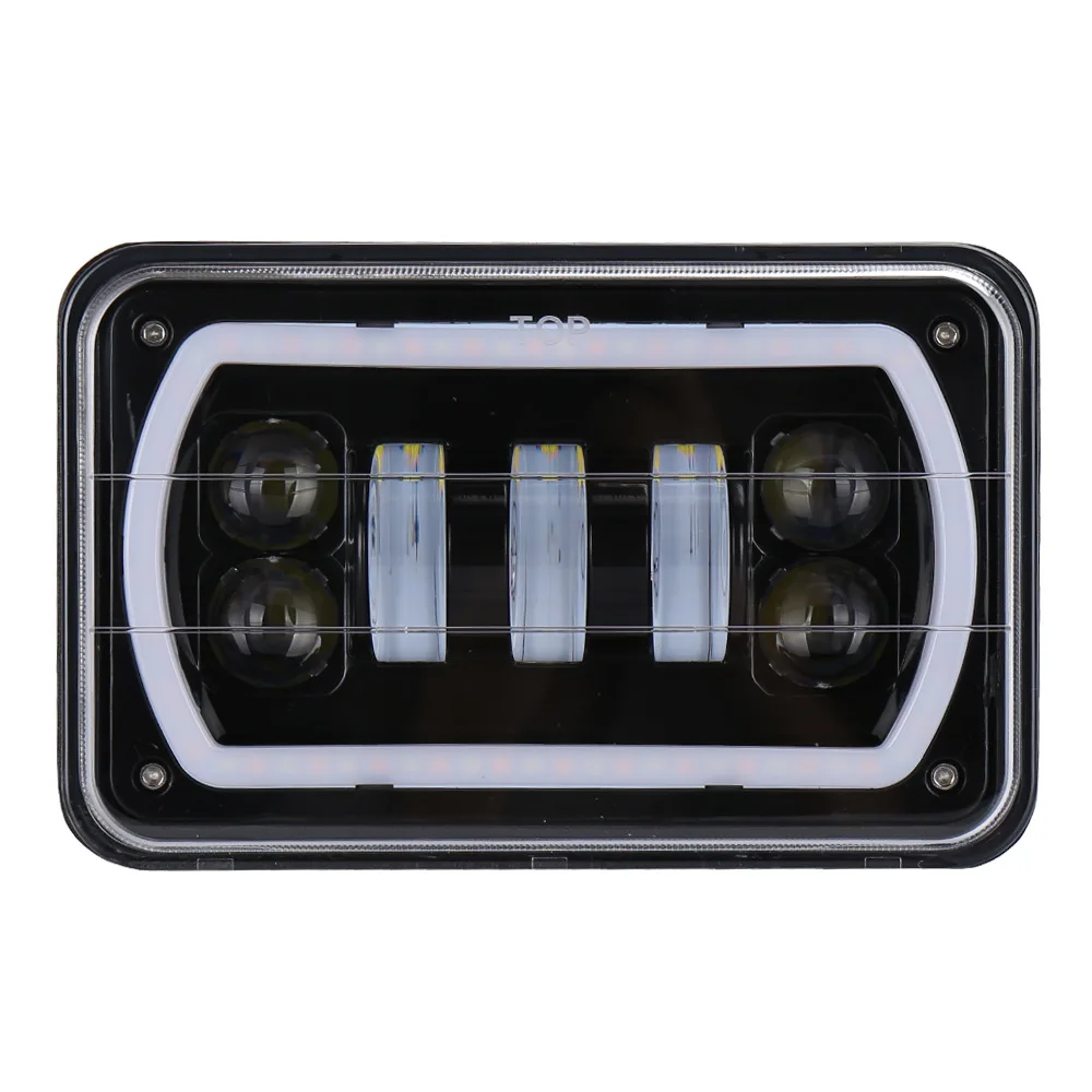 2020 Hot Sale DRL Square Car Led Headlight with Turning Light Universal